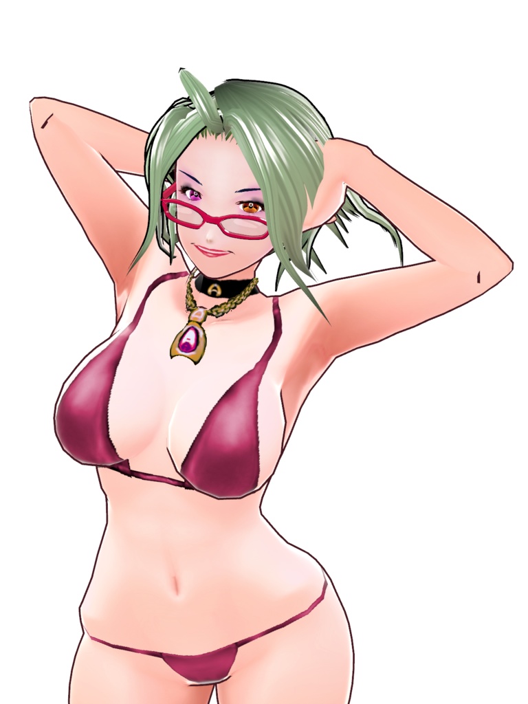 VroidStudio用カスタムアイテム 「アジアン・ストリング(ビキニ水着)」