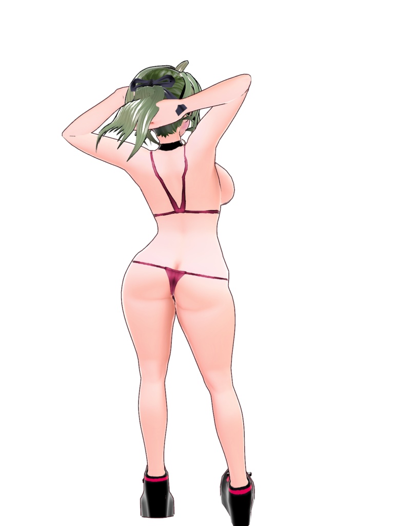 VroidStudio用カスタムアイテム 「アジアン・ストリング(ビキニ水着)」