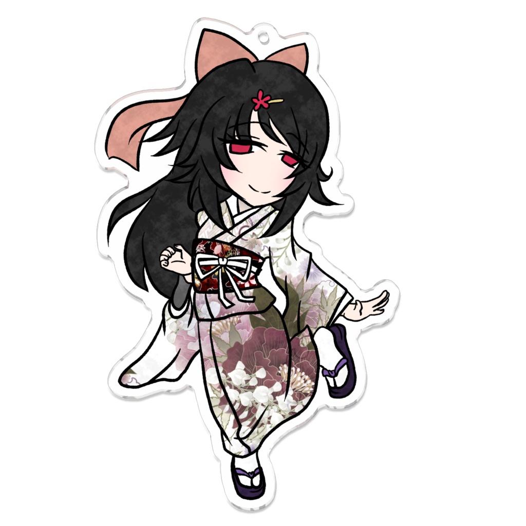 【バーチャルYouTuber】涼花 麻美子アクリルキーホルダー【無間ノ紡人】