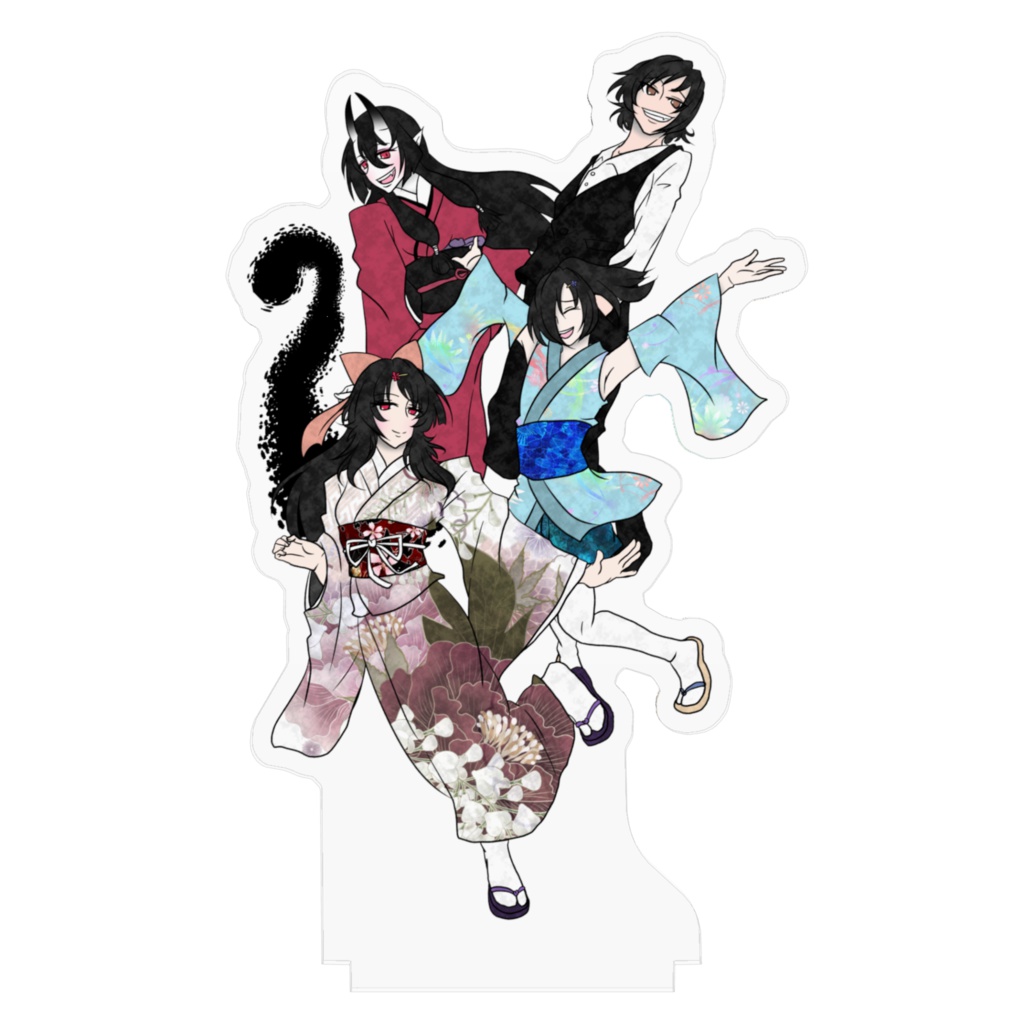 【バーチャルYouTuber】無間ノ紡人集結アクリルフィギュア【Vtuber】