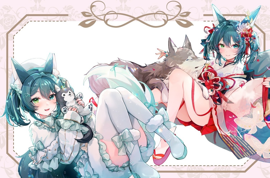 【✨特典付き✨】クリスマス＆巫女 セット