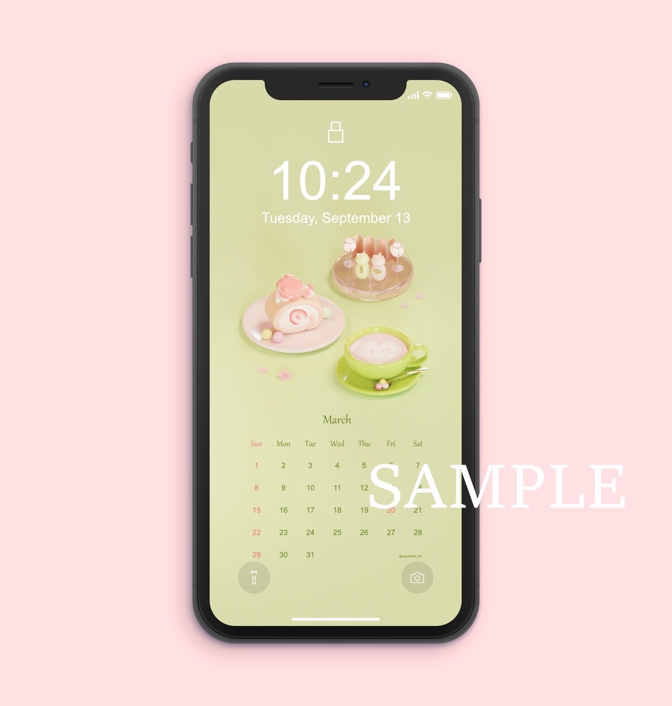 2026年3月の壁紙カレンダー