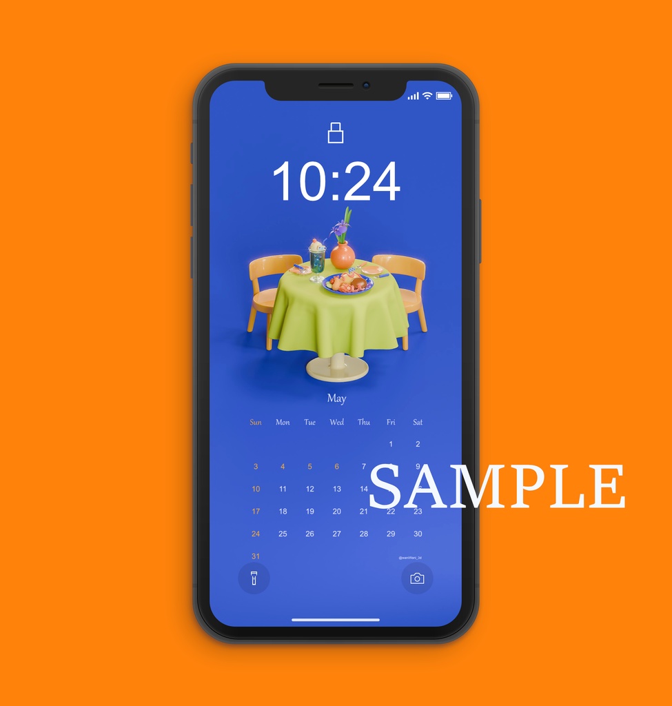 2026年5月の壁紙カレンダー