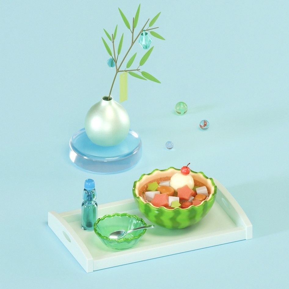 2026年7月_カレンダー無し壁紙