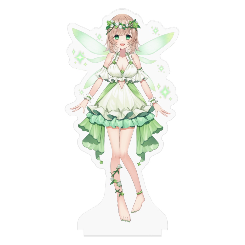 陽津葉テイル アクリルフィギュア 100mm×100mm