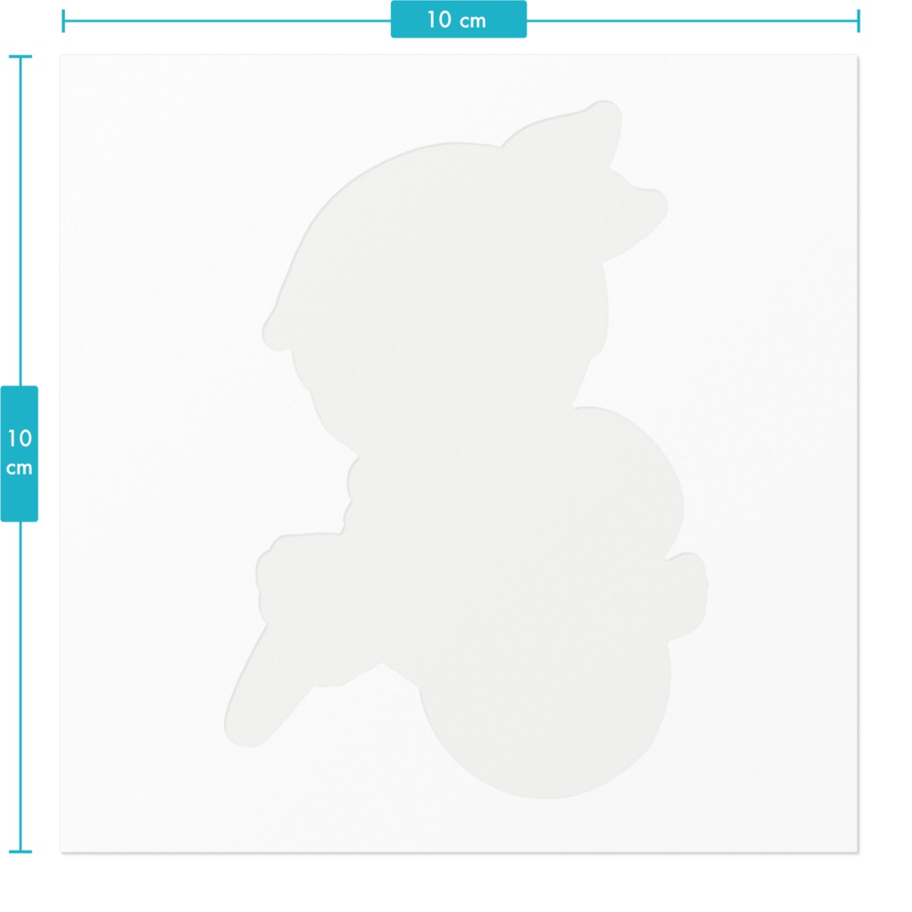 シキちゃんステッカー・冬