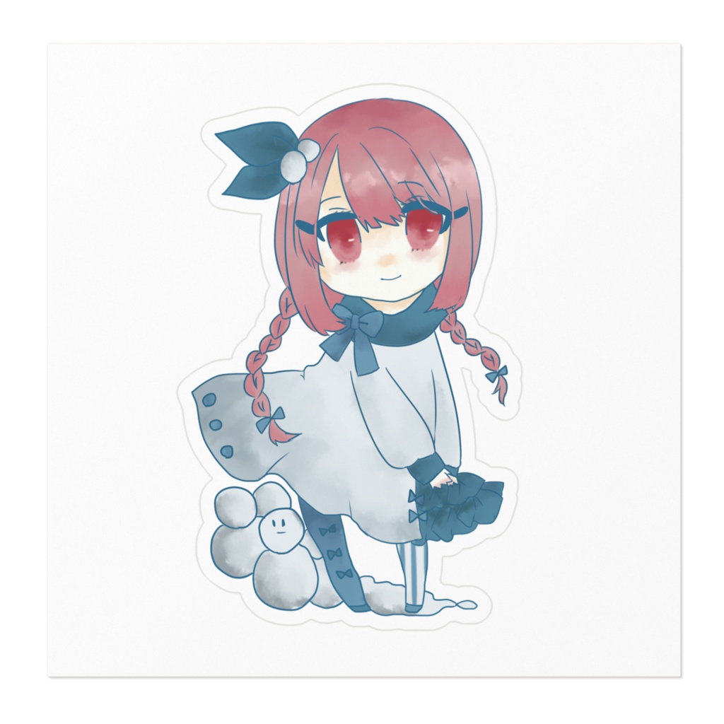 シアちゃんステッカー・冬