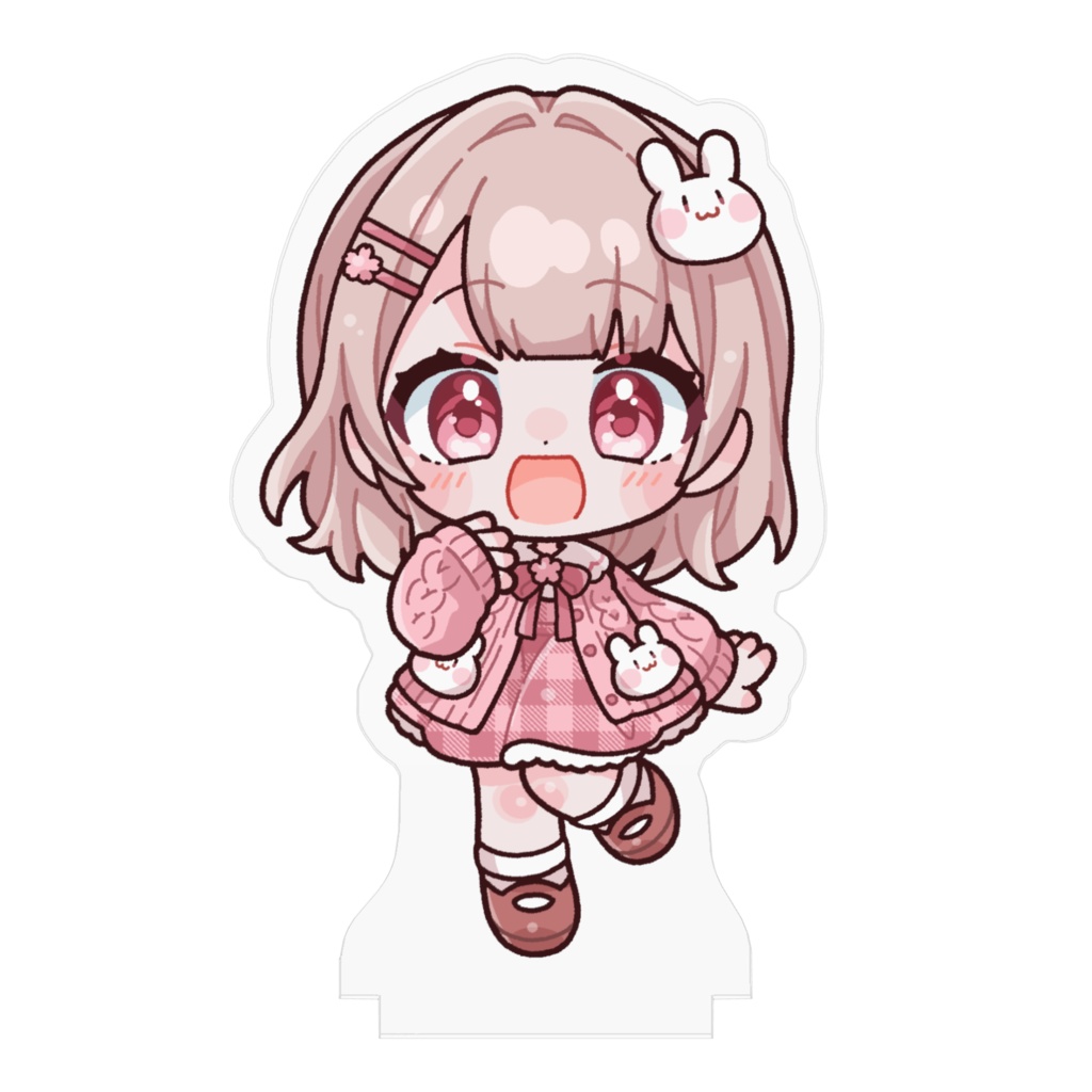 ななぽこアクリルフィギュア(SDキャラ:通常/キラキラ)