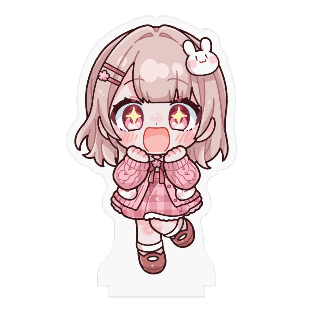 ななぽこアクリルフィギュア(SDキャラ:通常/キラキラ)