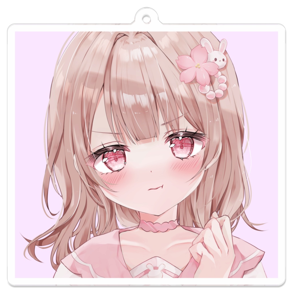 ななぽこアクリルキーホルダー(アイコン画像:通常/驚/怒)