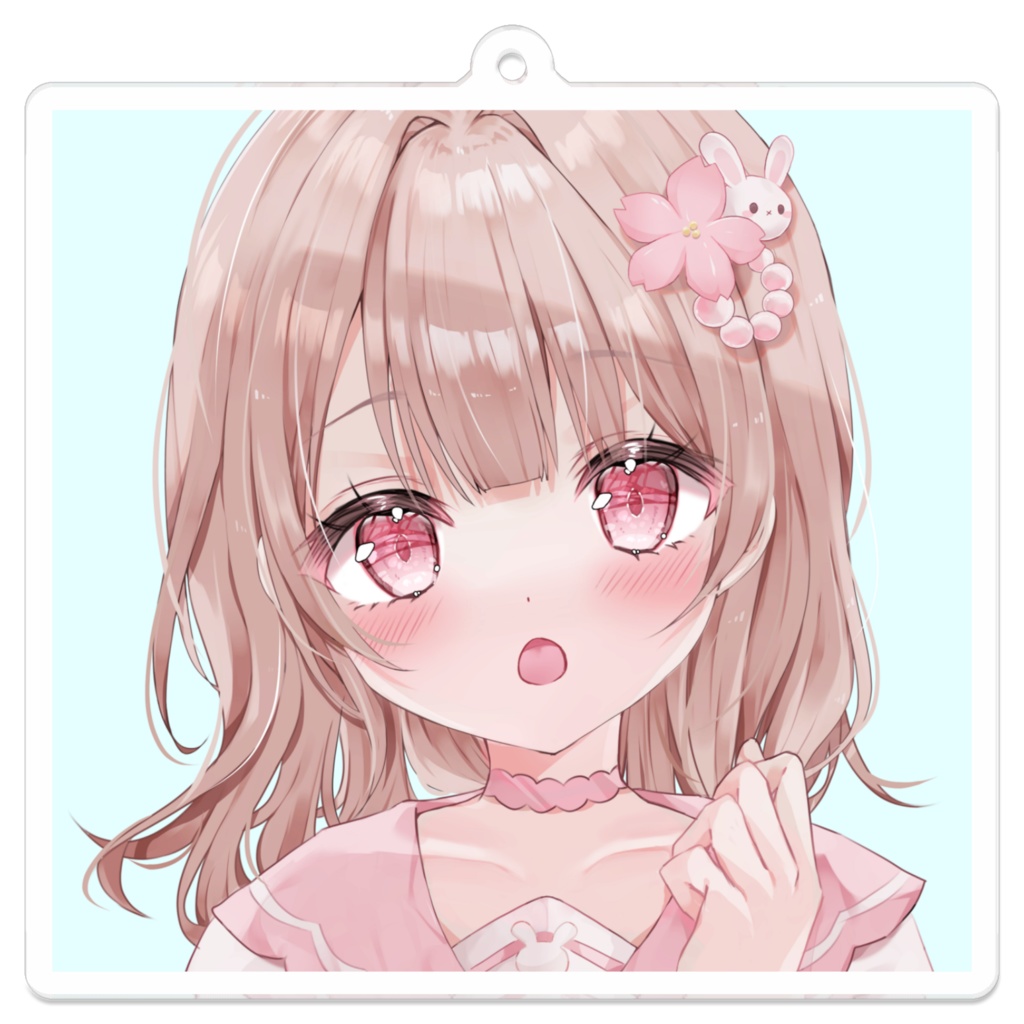 ななぽこアクリルキーホルダー(アイコン画像:通常/驚/怒)