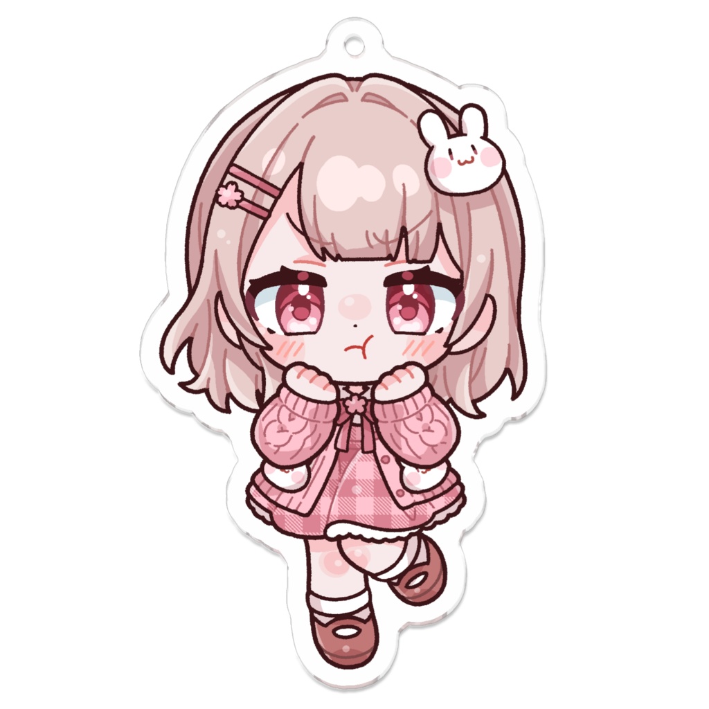 ななぽこアクリルキーホルダー(SDキャラ:通常/キラキラ/笑顔/泣/グルグル/怒)