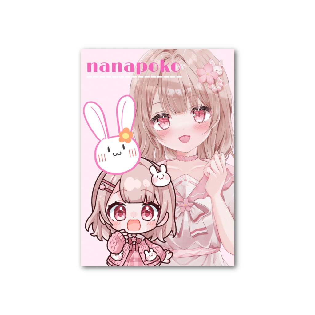 ななぽこフォト風カード(アイコン画像/全キャラ集合)