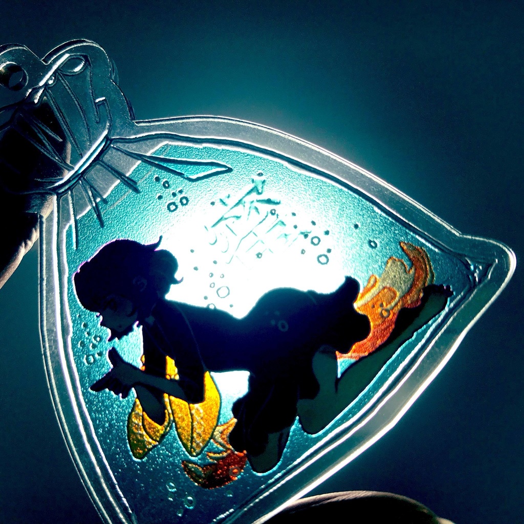 【文アル】朔金魚アクリルキーホルダー