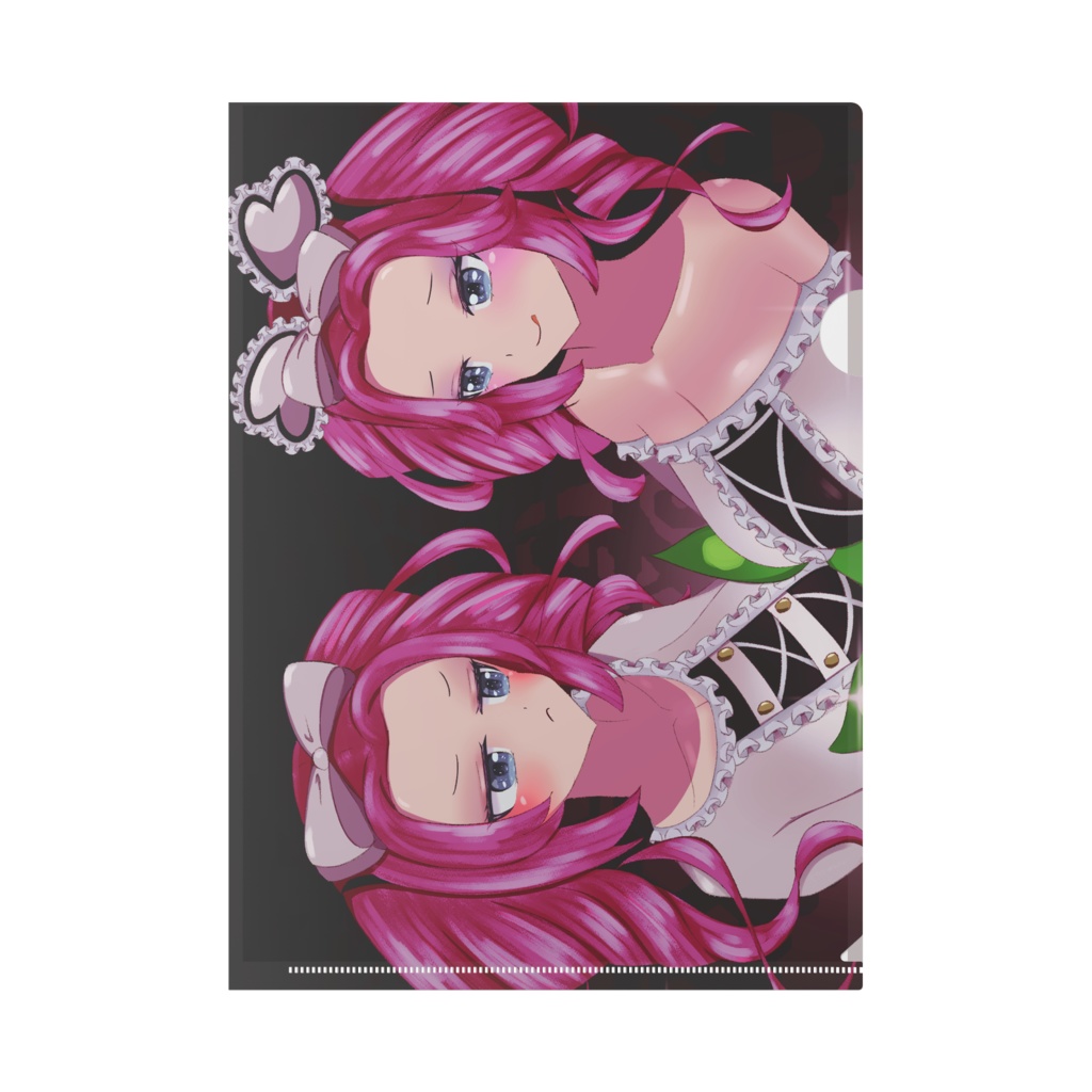 めたんちゃんズに挟まれるずんだもんクリアファイル