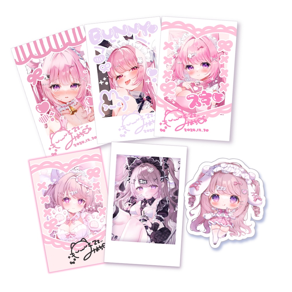 チェキカード＆ステッカー6種セット