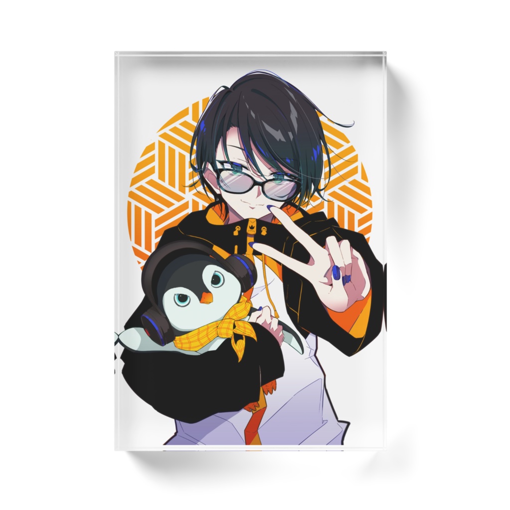 ぽちゃ アクリルブロック