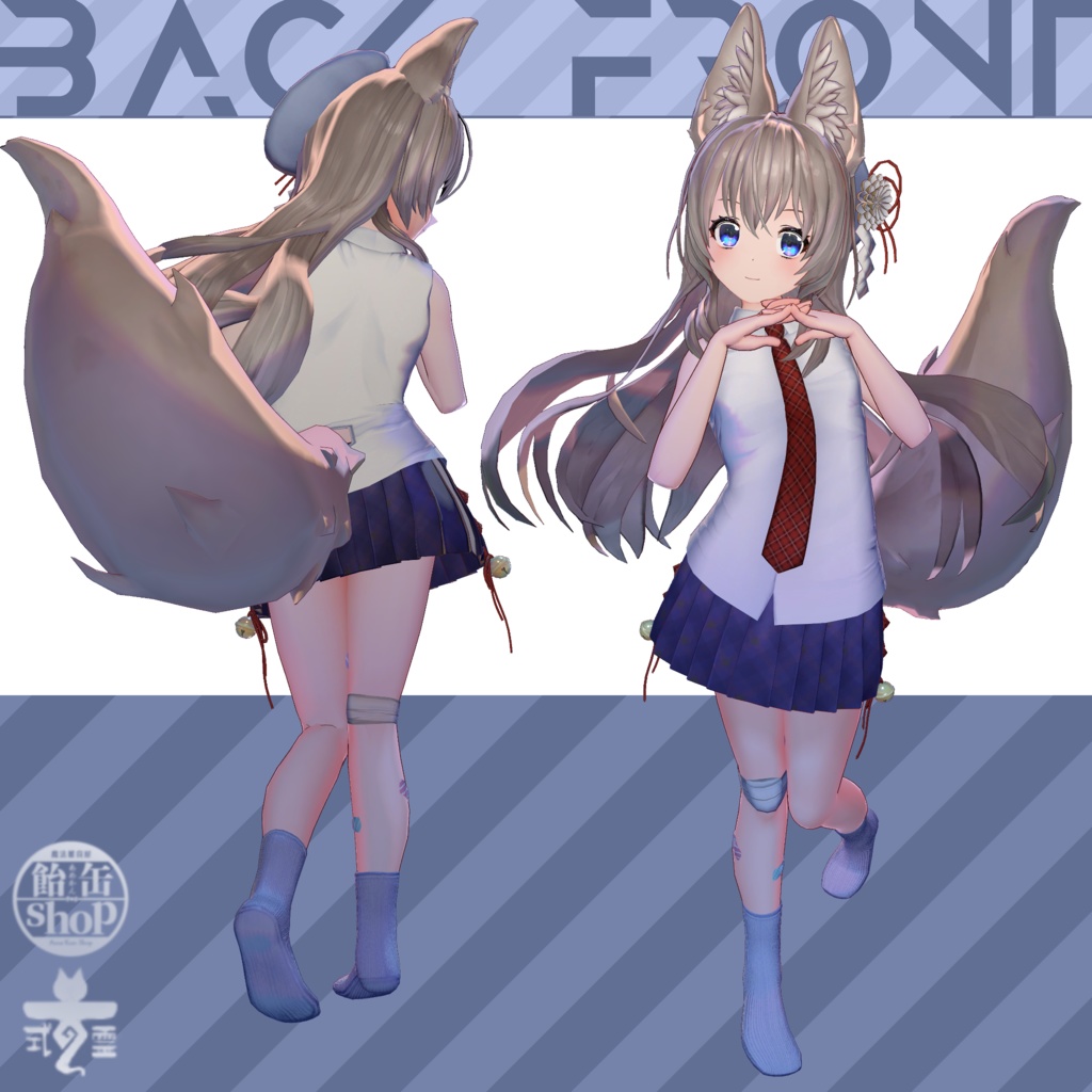 【オリジナル3Dモデル】零・霊(Rei/Ryo)