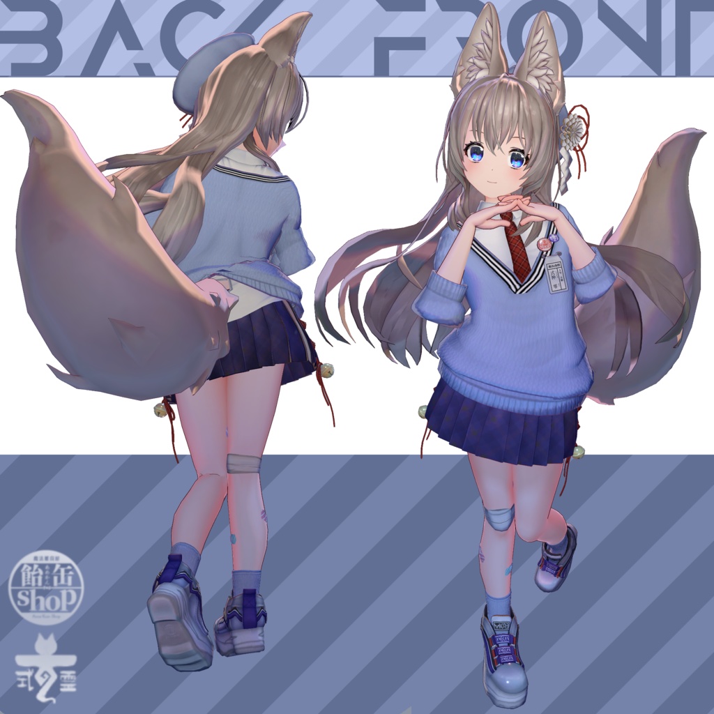 【オリジナル3Dモデル】零・霊(Rei/Ryo)