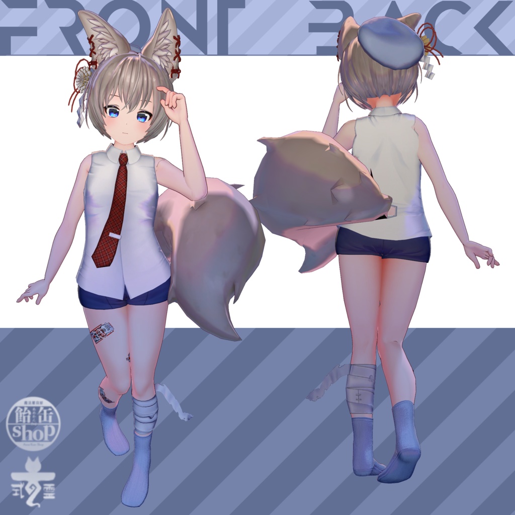 【オリジナル3Dモデル】零・霊(Rei/Ryo)