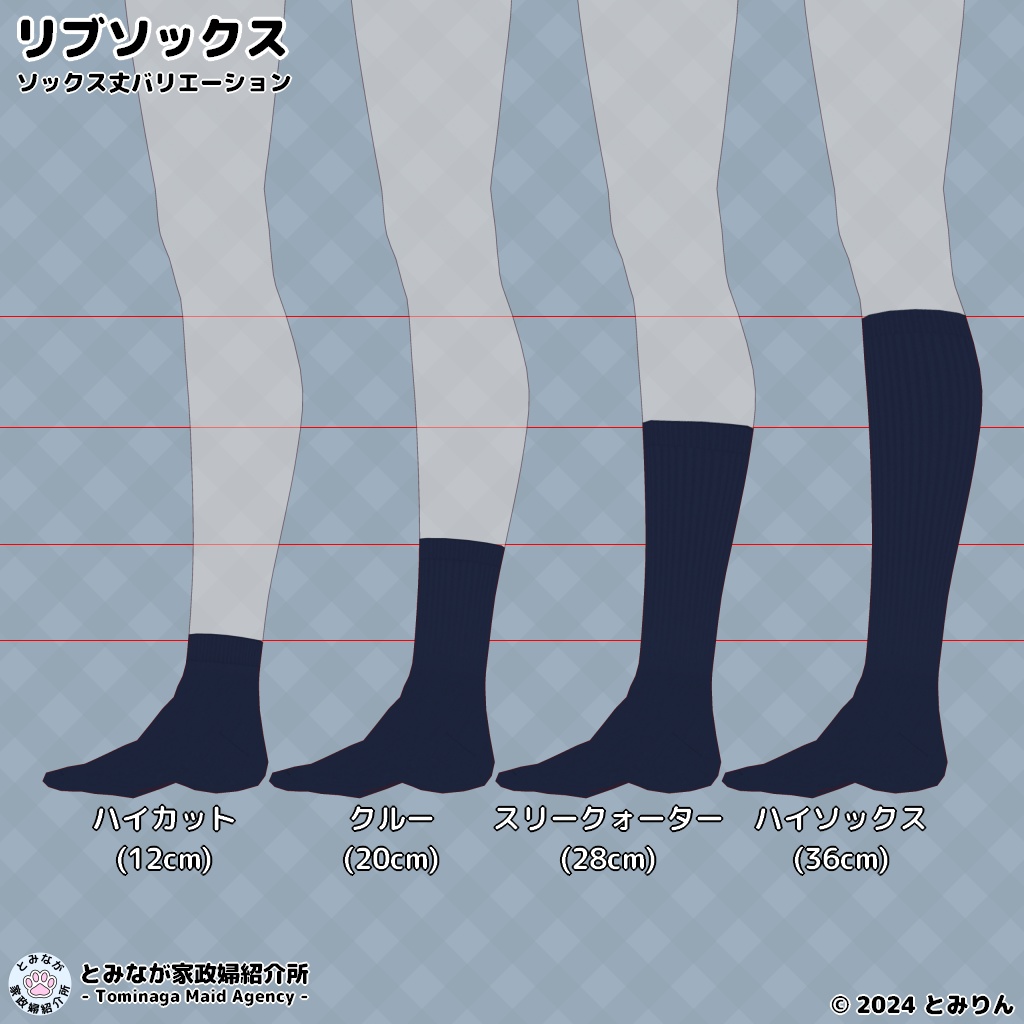 リブソックス【#VRoid】【無料あり】