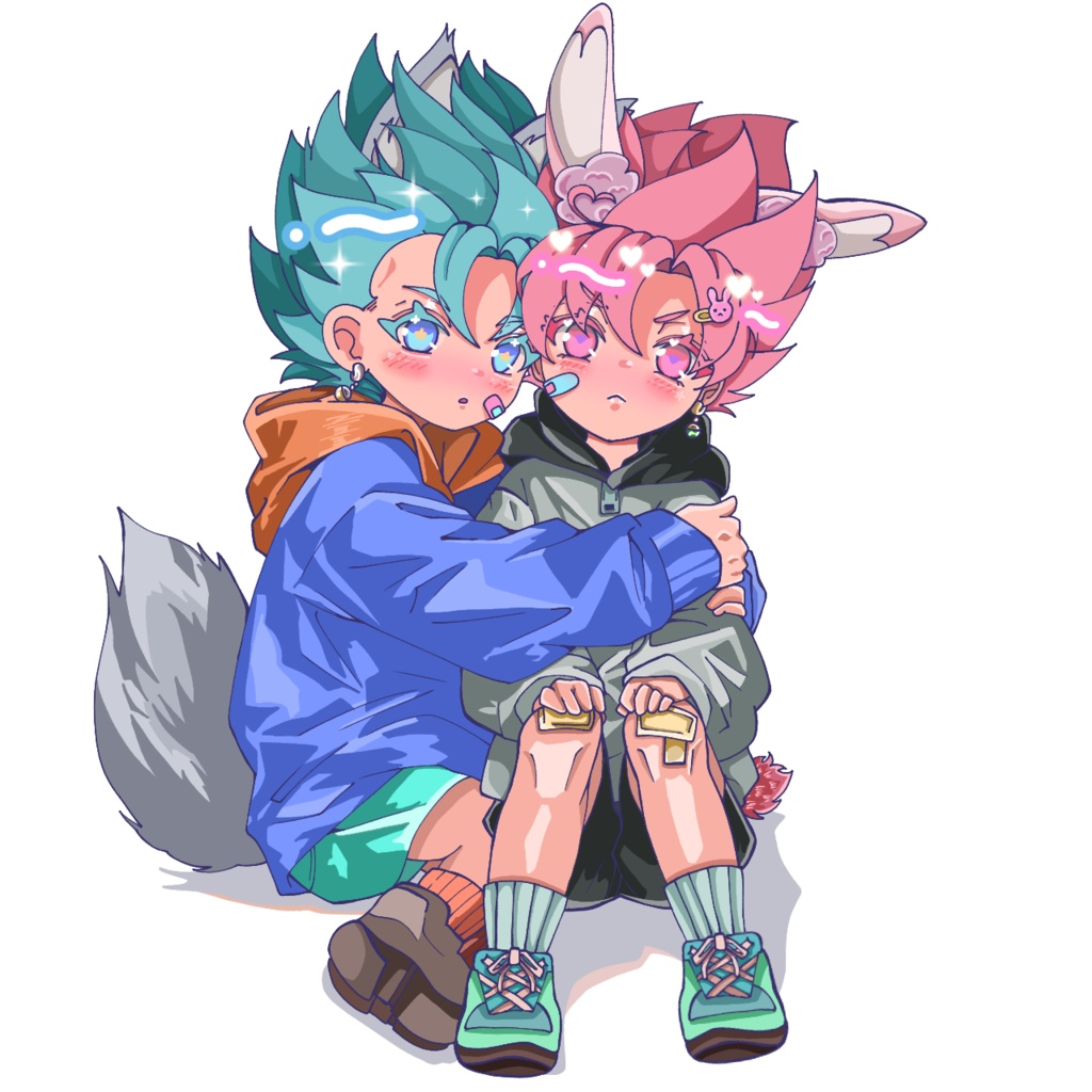 🐺🐰ジトロゼアクキー