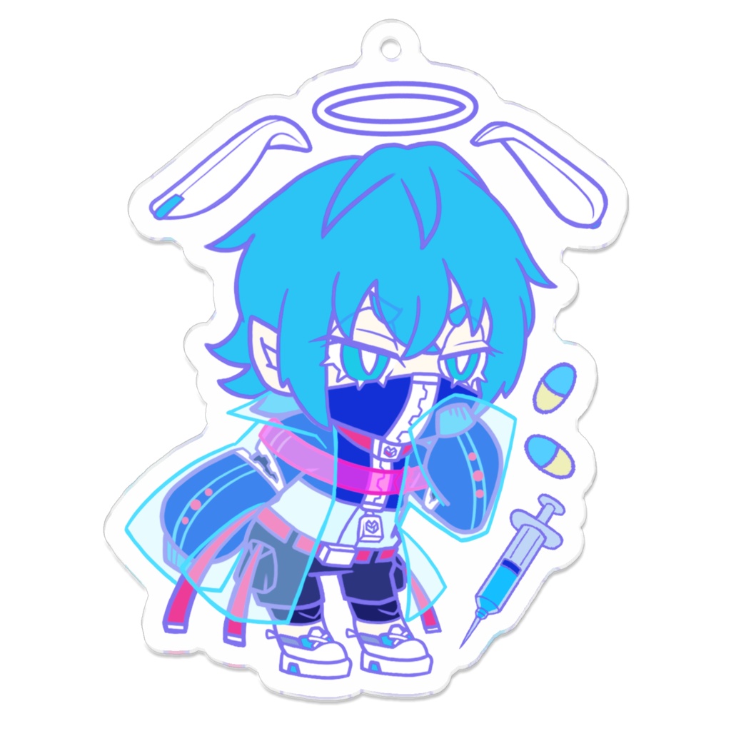 ちびﾄﾞﾗｧｸﾞ_アクリルキーホルダー