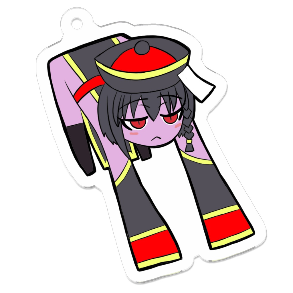 【オリジナル】キョンシーちゃんアクキー２　Jiangshi girl Acrylic Keychain type 2