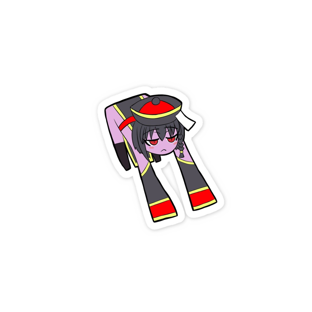 【オリジナル】キョンシーちゃんスマホステッカー2