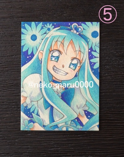 色紙、ATC、原画