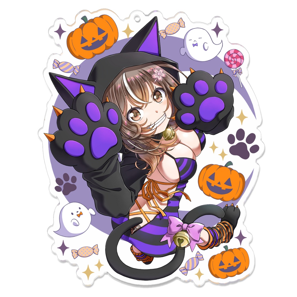 ハロウィンアクリルキーホルダー