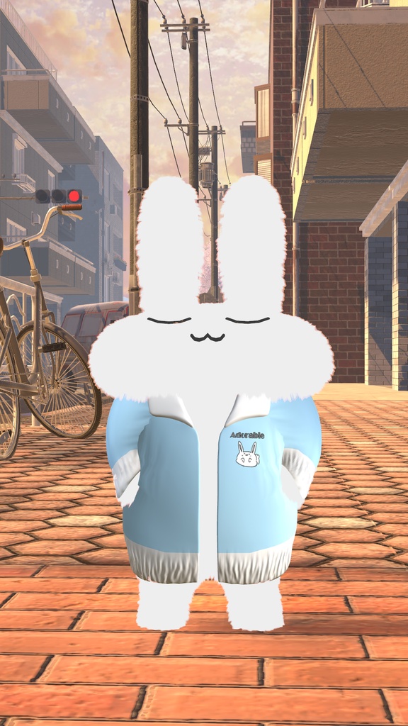 【VRChat】すやすやジャケット【すやすやうさぎ対応】