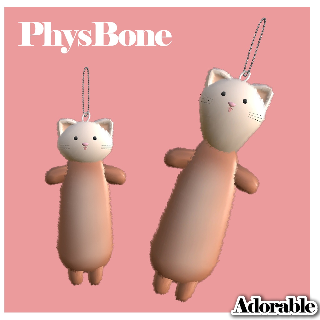 【VRChat】ミャレットのキーホルダー