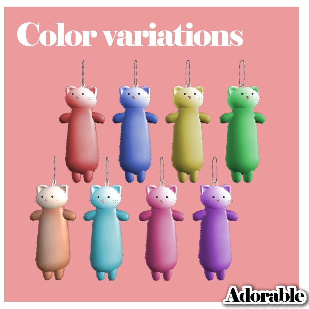 【VRChat】ミャレットのキーホルダー