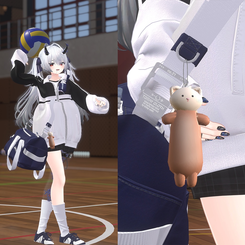 【VRChat】ミャレットのキーホルダー