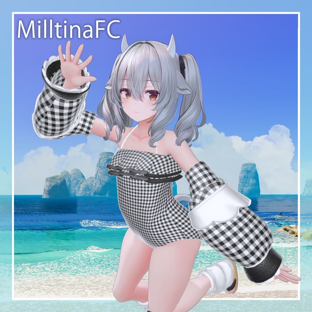 【VRChat想定】Plume Splash《複数アバター対応》