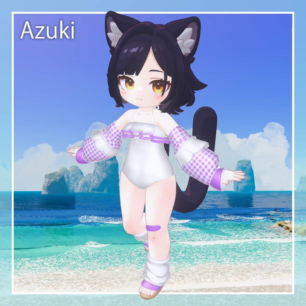 【VRChat想定】Plume Splash《複数アバター対応》