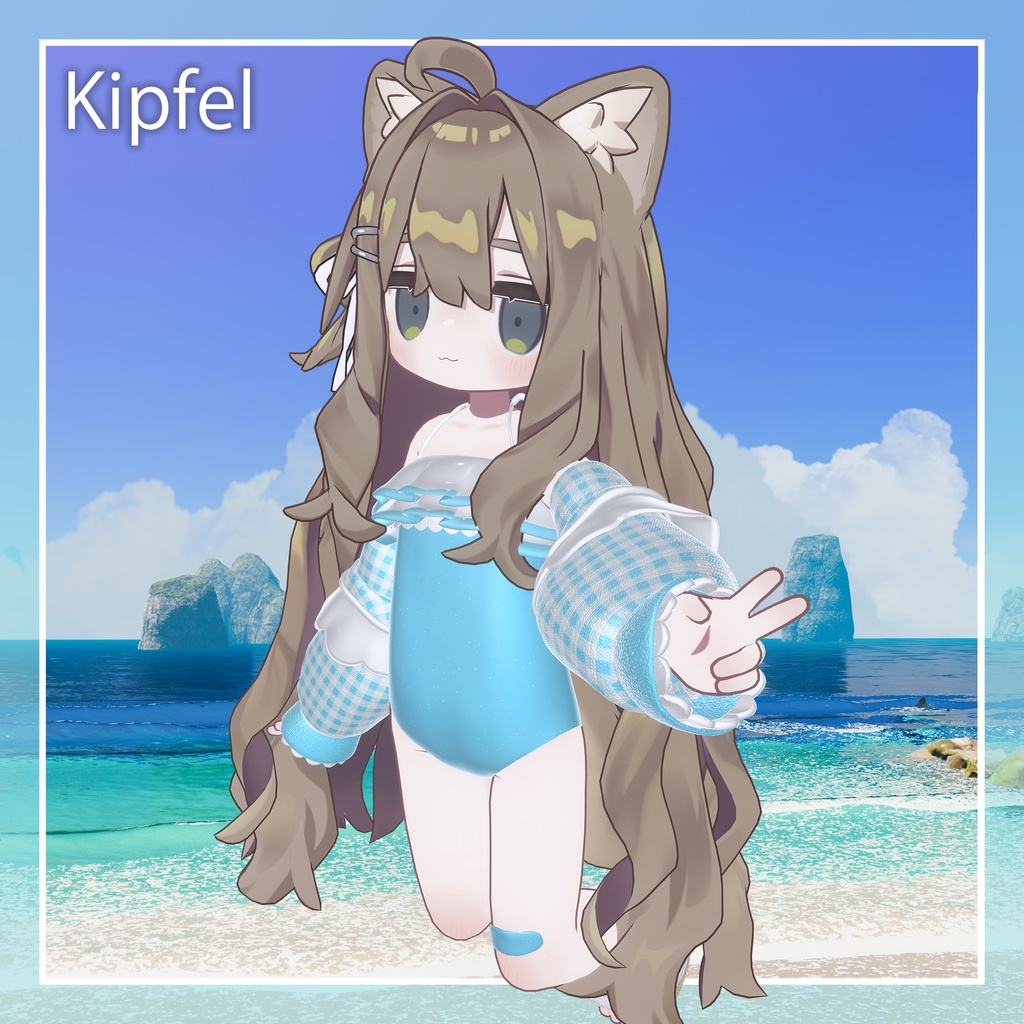 【VRChat想定】Plume Splash《複数アバター対応》