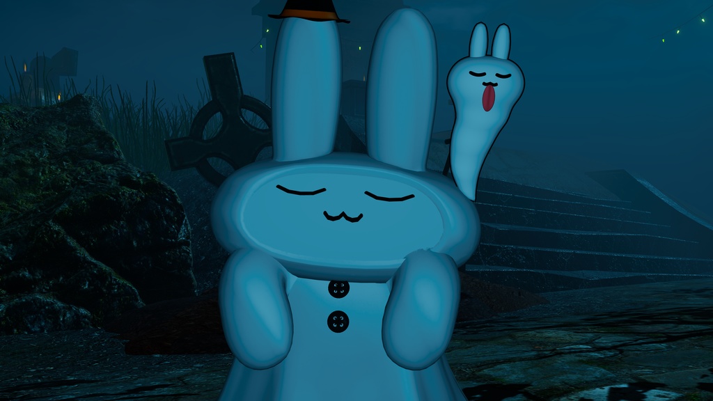 簡単着せ替え!【すやすやうさぎ対応】すやすやごーすと