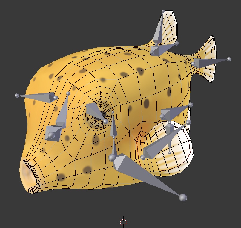 3Dモデル ハコフグ