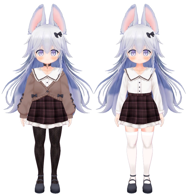 オリジナル3Dモデル 菫(Sumire)