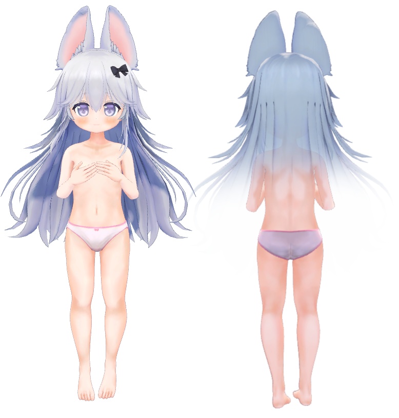 オリジナル3Dモデル 菫(Sumire)