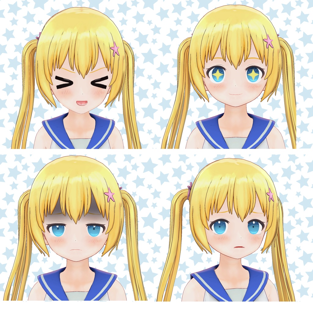 オリジナル3Dモデル VRChat対応 ベースモデル LO1126/1136