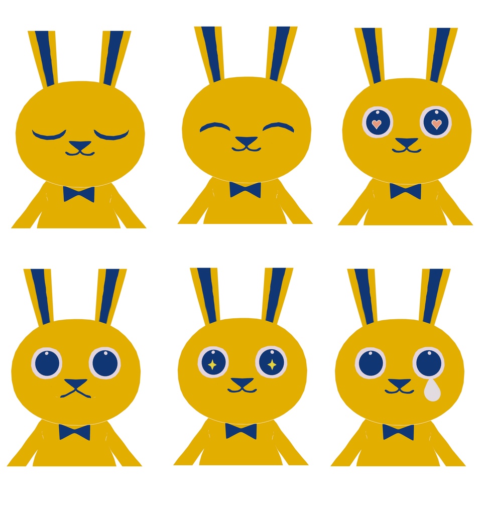 こくみんうさぎ (MMD|VRM|VRChat対応)