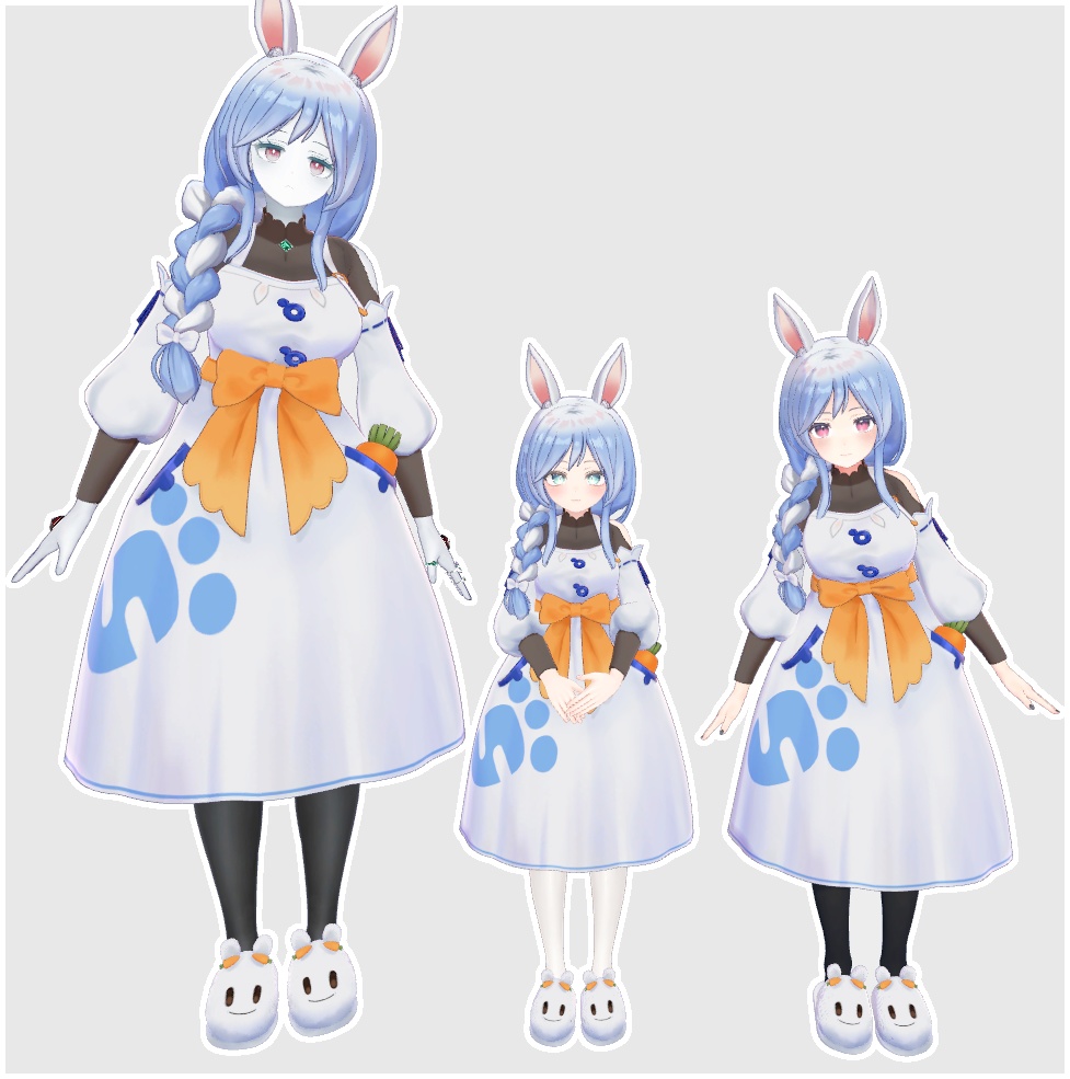 VRChat対応 3Dモデル & 着せ替え ぺこらマミー VRM1.0