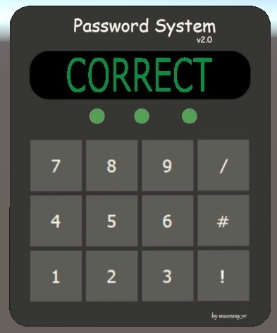 Password System for VRchat