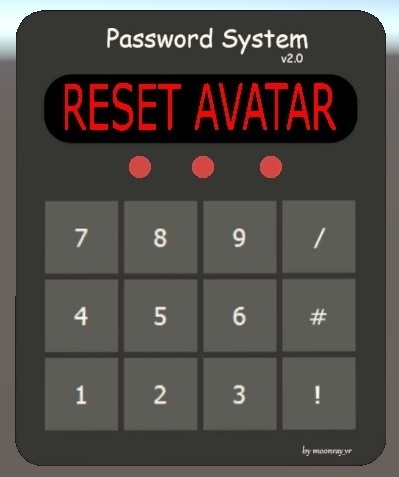 Password System for VRchat