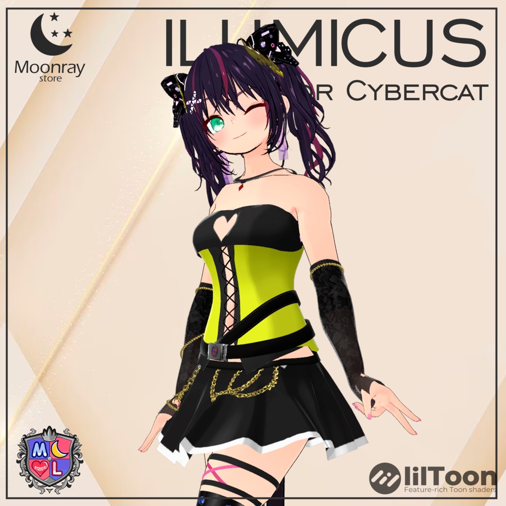 Ilumicus - For CyberCat - Moonray_Store - BOOTH