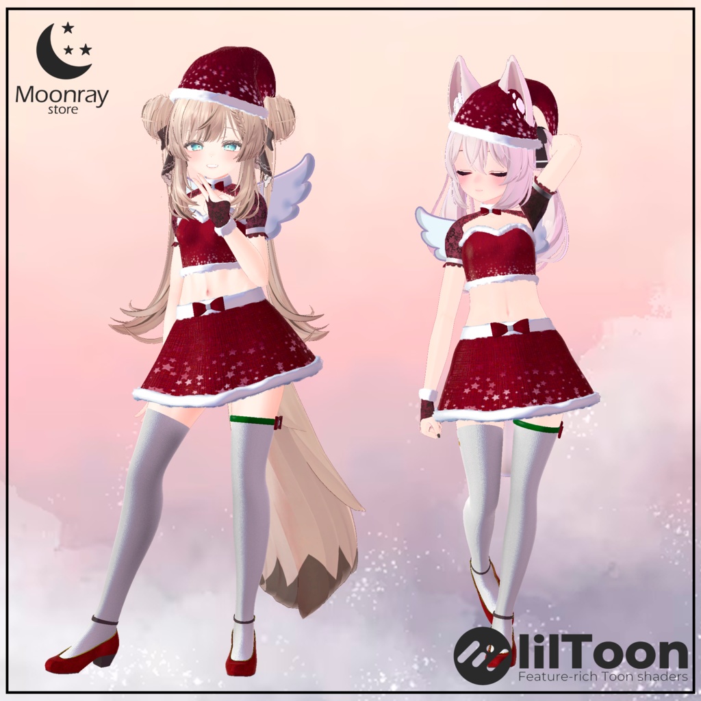 Christmas Angel - クリスマスの天使 【マヌカ、カリン、モエ、リンドウ、セレスティア、ライムに対応】