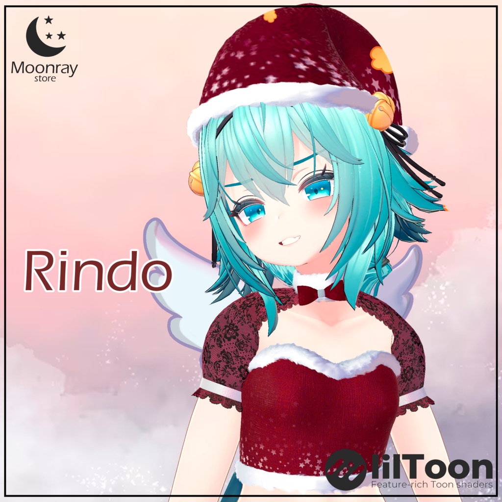 Christmas Angel - クリスマスの天使 【マヌカ、カリン、モエ、リンドウ、セレスティア、ライムに対応】